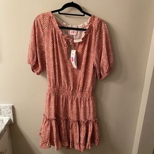 ‘Buddy Love’ Ray Dress in Crimson